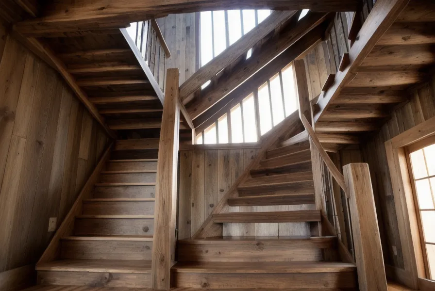 Escalier en pierre étroit d'un immeuble ancien du Crêt-de-Roc à Saint-Étienne, obstacle pour le canapé de la colocation