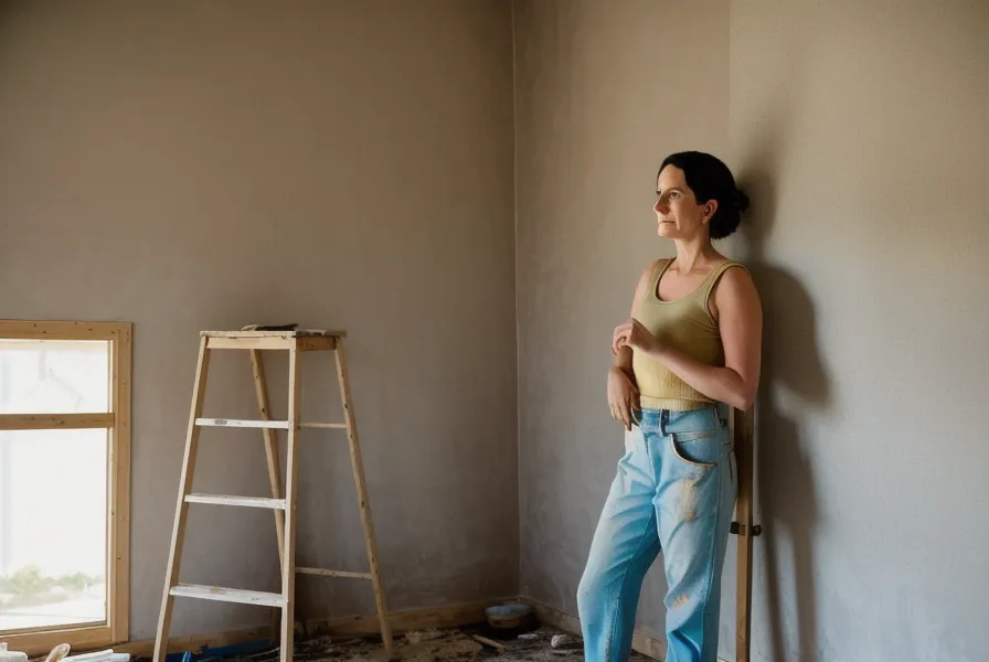 Choisir la peinture idéale pour un appartement en colocation à Saint-Étienne, échantillons sur mur brut