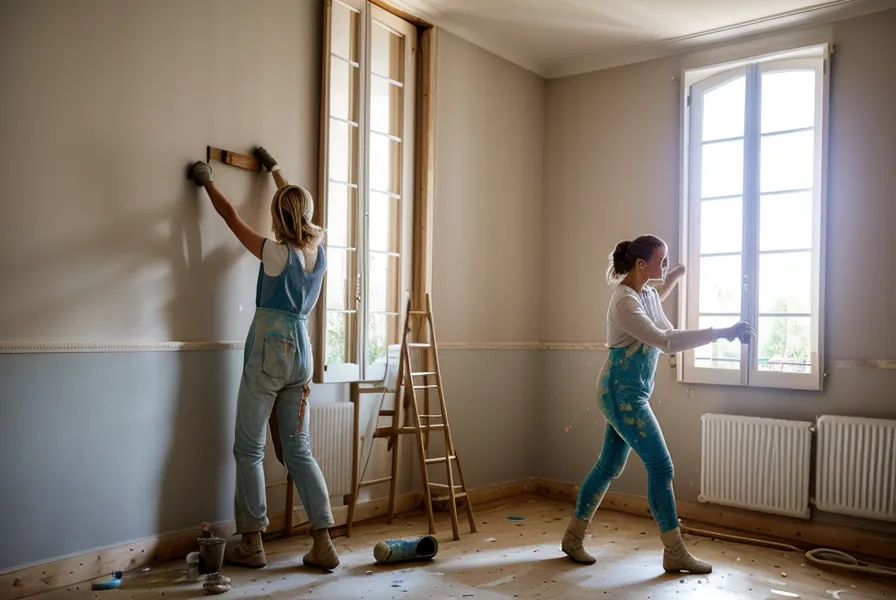 Rénovation cuisine ancienne à petit budget : cuisine de colocation à Saint-Étienne avant travaux