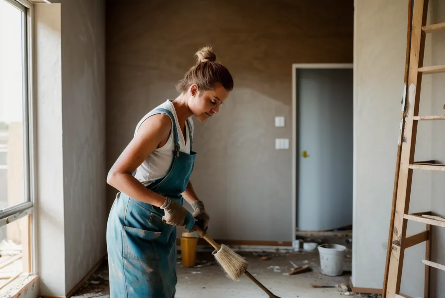Vieux parquet en chêne dans l'appartement stéphanois choisi pour notre projet de rénovation-colocation